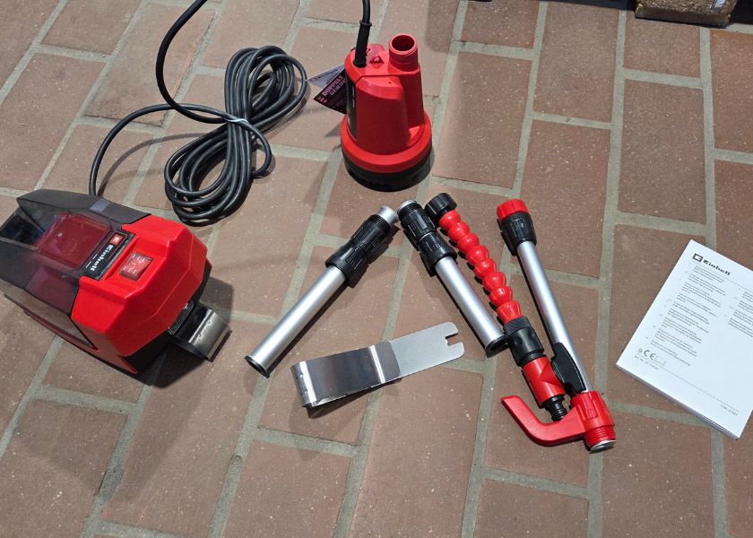 Einhell GE-PP 18 RB LI Akku Regenfasspumpe - Lieferumfang