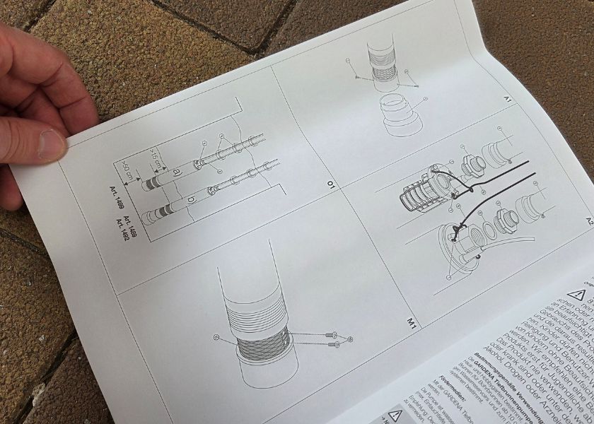 Gardena 6000-5 Tauchdruckpumpe - Anleitung